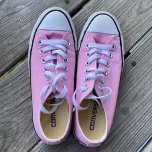 Baby pink converse